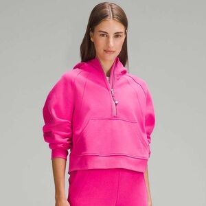 Lululemon Scuba Oversized Half-Zip Hoodie – Sonic Pink – XS/S – NWT